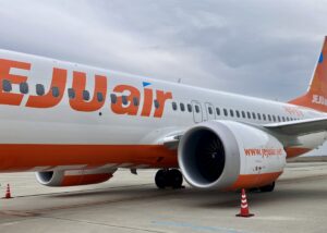 飛行機(チェジュ航空)の画像