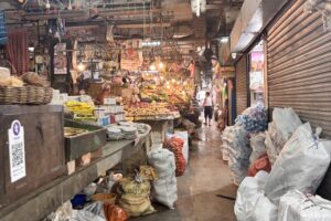 地元のマーケット